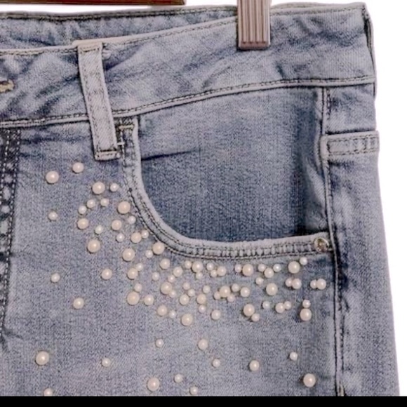 Pilcro and the Letterpress Script Pearl High Rise Skinny Jeans - Picture 6 of 13